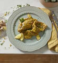 Scaloppine di vitello allo zenzero e limone