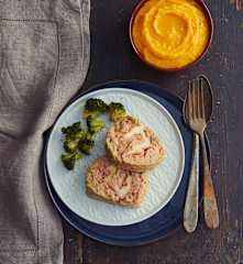 Polpettone di carne con purè di patate e zucca (Bimby Friend)