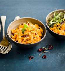 Salade asiatique de carottes, canneberges et coriandre