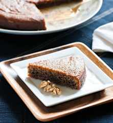 Greek Walnut Cake "Karidopita"