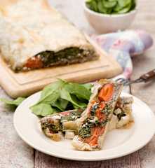 Warzywna zapiekanka z ciastem filo