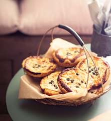 Tartelettes aux crabes et crevettes