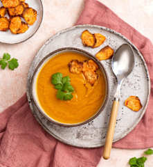 Zupa krem i chipsy z batata (TM7, TM6)