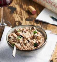 Risotto au vin rouge
