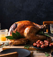 Friptură de curcan cu umplutură cremoasă cu pancetta, lămâie și ierburi aromatice