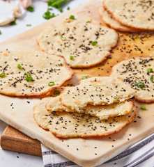 Pan liso y crujiente (Pao de Alho)