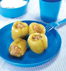 Etli Biber Dolması (8 aydan büyük bebekler için)