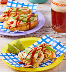 Empanadas de camarón de la Viga