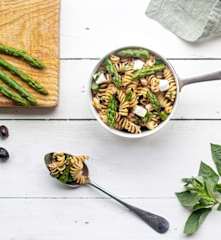 Salade de pâtes aux asperges