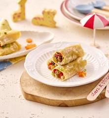 薄百叶彩椒牛肉卷