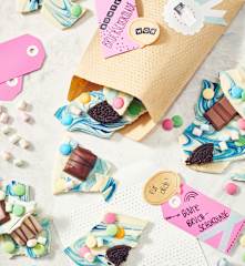 Bunte Bruchschokolade