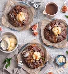 Kakaowe mini galette z gruszkami (TM6, TM7)