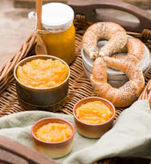 Dżem z dyni z jabłkiem i mango