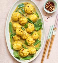 Fish balls au curry