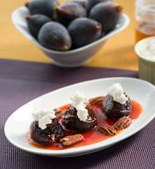 Brevas al vapor de naranja