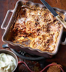 Apfel-Spekulatius-Auflauf