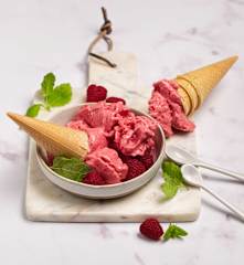 Sorbet z mrożonych owoców