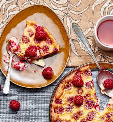 Clafoutis aux framboises