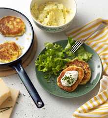 Erdäpfelpüree-Laibchen