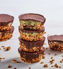 Chocolate Covered Granola Cups