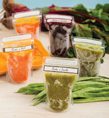 Purée z warzyw gotowanych na parze do zamrożenia (dla dzieci)