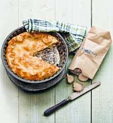 Tourte aux champignons et à l'abondance