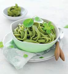 Pâtes fraîches au basilic