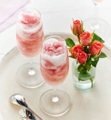 Pfirsich-Holunder-Freshup