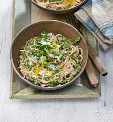 One Pot Pasta mit Schinken-Zitronen-Sauce