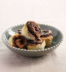 Brioches de chocolate