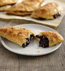 Chocolate Hazelnut Calzone with Bananas