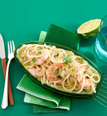 Makaron z krewetkami i porem (TM5, TM6)