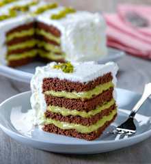 Torta Bimby® al pistacchio e cacao