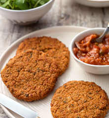 Amaranth and Chickpea Patties