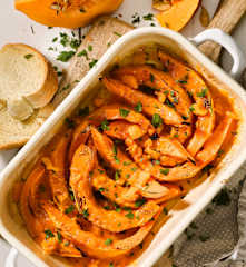 Zapečená dýně s čedarem