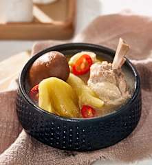 Itek Tim (Salted Vegetable Duck Soup)