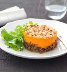 Parmentier de canard à la patate douce