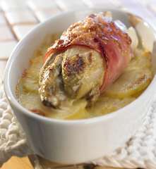 Chicorée-Schinken-Röllchen