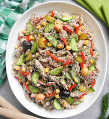 Ton Balıklı Makarna Salatası