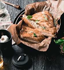 Préfou à l'ail, au chèvre et au miel