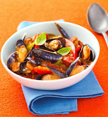 Moules à la basquaise
