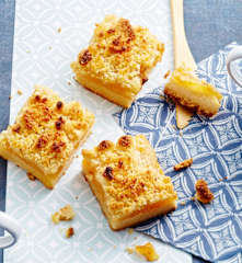 Carrés gourmands aux abricots