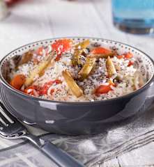 Riso basmati e seitan con citronette al limone