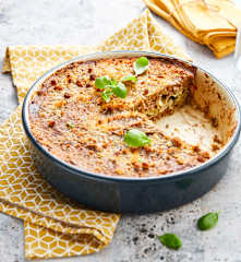 Lasagne d'aubergine au gingembre
