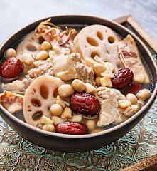 Lotus Root Peanut Pork Rib Soup