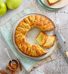 Couronne à la pomme et au citron