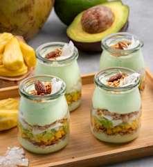 Pandan Yogurt Parfait