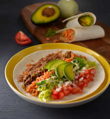 墨西哥牛肉捲餅