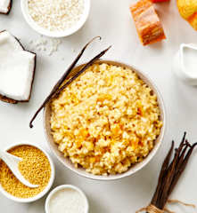 南瓜小米椰浆烩饭