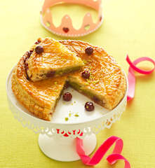 Galette des Rois pistache griotte